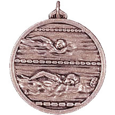 Bronze Swimming Medals 56mm