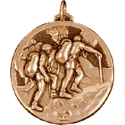 Gold Hill Walking Medals 38mm