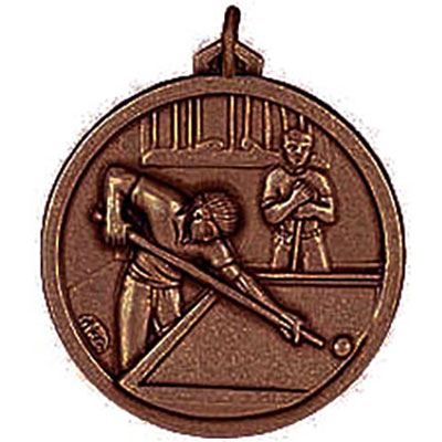 Bronze Snooker Medals 56mm