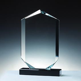 22cm Hexagon Cut Glass Award 22cm Hexagon Cut Glass Award