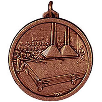 Bronze Snooker Medals 38mm
