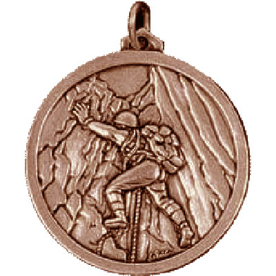 Bronze Climbing Medal 56mm