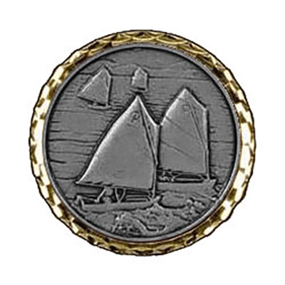Silver Sailing Medals 60mm