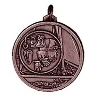 Bronze Sailing Tackle Medals 56mm