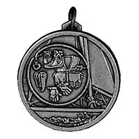 Silver Sailing Tackle Medals 56mm