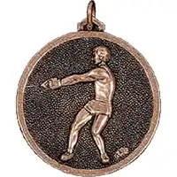 38mm Gold Hammer Throwing Medal