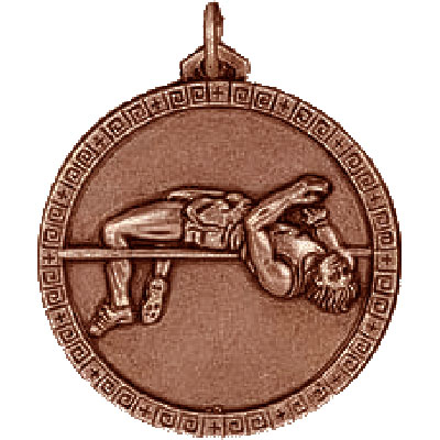 56mm Bronze High Jump Medal