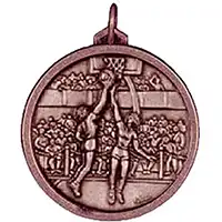 38mm Bronze Netball Medals
