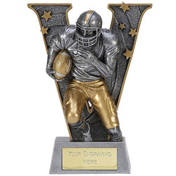 V Series American Football Trophy 5in