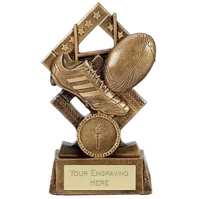 Cube Rugby Trophy 11.5cm