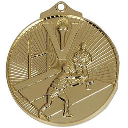 Gold Horizon Rugby Medal 52mm