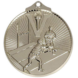 Silver Horizon Rugby Medal 52mm