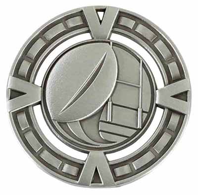 Silver Varsity Rugby Medal 65mm