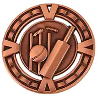 Bronze Varsity Cricket Medal 65mm