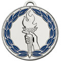 Silver Torch Medal 50mm