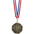 Combo45 Runner Legs Medal & Ribbon