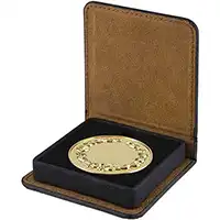 Leatherette Medal Case - 39mm & 50mm Recess