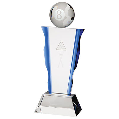 230mm Celestial Crystal Pool Snooker Award