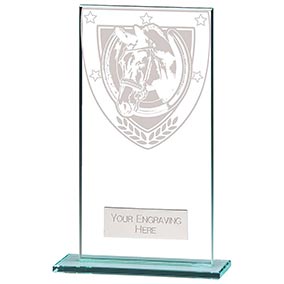 Millenium Glass Equestrian Award 160mm