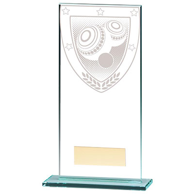 Millennium Glass Lawn Bowls Award 180mm
