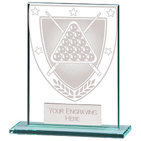 Millenium Glass Pool Snooker Award 110mm