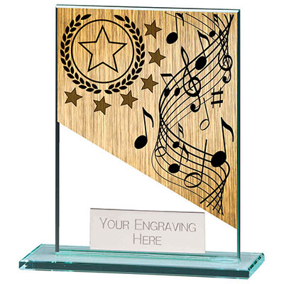 110mm Mustang Glass Music Award