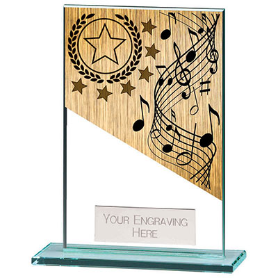 125mm Mustang Glass Music Award