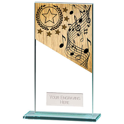 160mm Mustang Glass Music Award