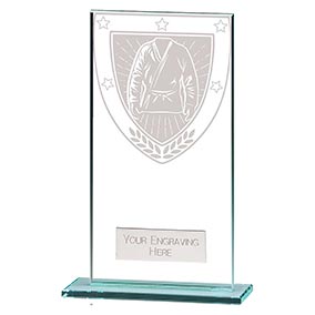 Millenium Glass Martial Arts Award 160mm