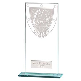 Millenium Glass Martial Arts Award 180mm