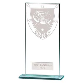 Millenium Glass Clay Pigeon Shooting Award 180mm