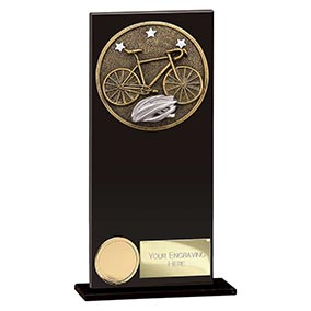 Ikon Hero Black Glass Cycling Award 180mm