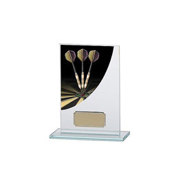 Darts Colour Curve Jade Crystal Award 125mm