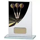 Darts Trophies Colour Curve Jade 140mm