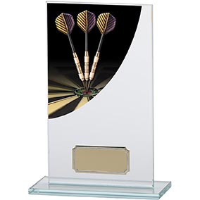 Darts Trophies Colour Curve Jade 160mm