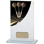 Darts Trophies Colour Curve Jade 160mm