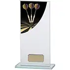 Darts Trophies Colour Curve Jade 200mm