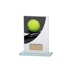 Tennis Colour-Curve Jade Crystal Award 140mm