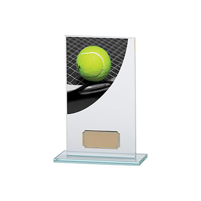 Tennis Colour-Curve Jade Crystal Award 160mm