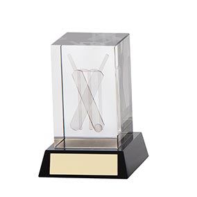 90mm Conquest Crystal Cricket Award