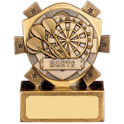 80mm Mini Shield Darts Award