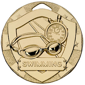 Gold Shield Goggles Swimming Medal 50mm Gold Shield Goggles Swimming Medal 50mm