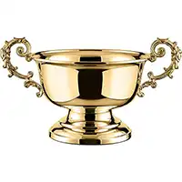 6.5in Equine Bowl Gold Plated Cup