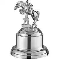 6.5in Silver Plated Horse Jump Cup