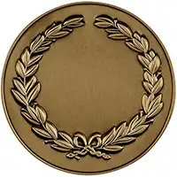 38mm Gold Wreath Medal