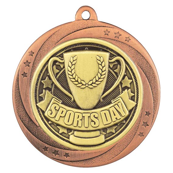 Bronze Superstar Sports Day Medal 60mm