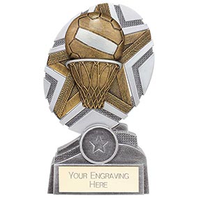 The Stars Netball Trophy 150mm