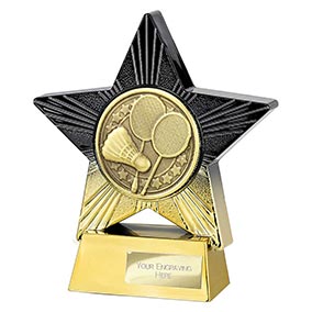 Superstar Badminton Trophy 140mm