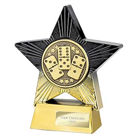 Superstar Dominoes Trophy 140mm