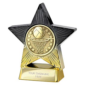 Superstar Netball Trophy 110mm